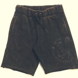 DIESEL Little Boys Pull On Black Acid Wash Shorts